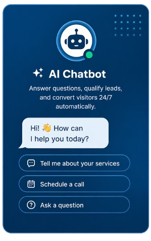 Digital profile preview on phone with QR and chatbot